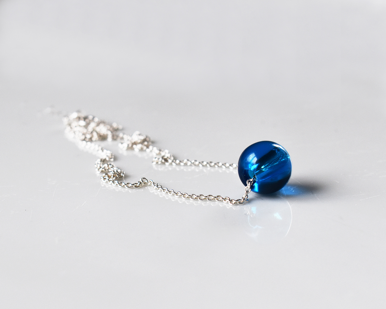 ÄLVANÄS MIDNATT - halsband i mörkblått - 2