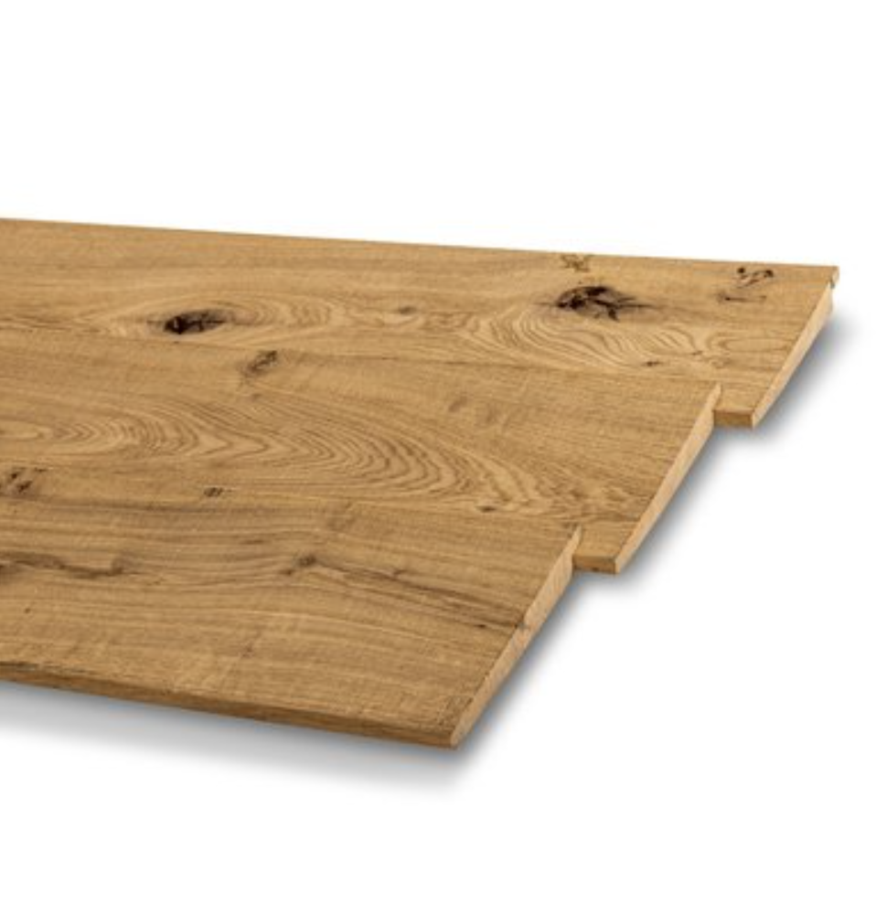 Lärk / Douglasgran Fjällpanel&nbsp; 12/26 x 195 (+/-175mm verkande) x 400 cm
