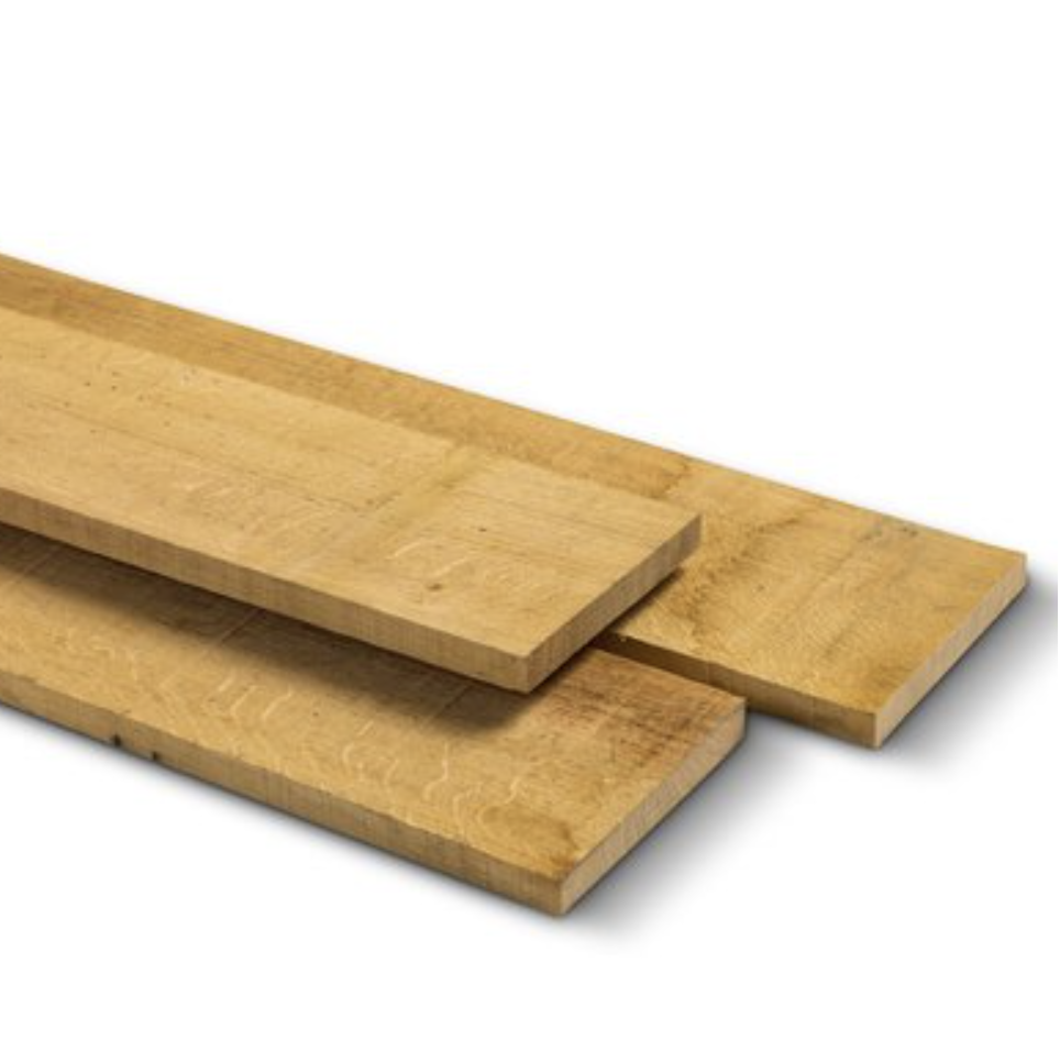 Ekplanka finsågad 2,5 x 15,0 x 300 cm