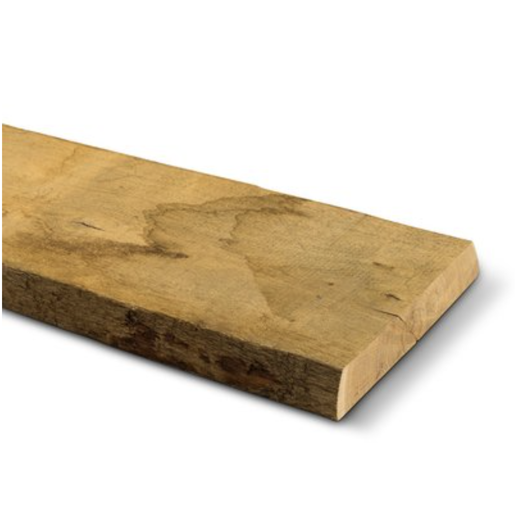 Ekregel skaldelar (grova) 5 x 30/35 x 300 cm