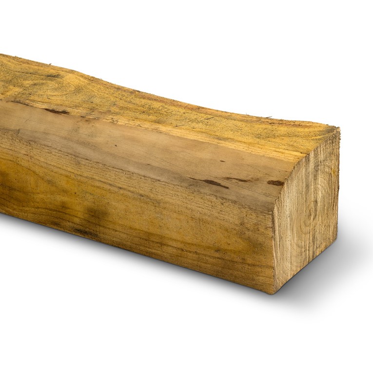 Balk Kastanj rustik finsågad 20,0 x 20,0 x 300 cm