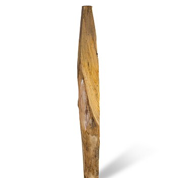 Kastanjestolpar längd 200 cm diam: 5/12, kluvna, skalade och spetsade