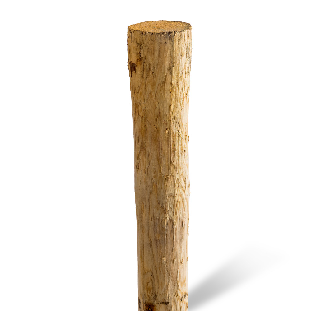 Kastanjestolpar längd 400 cm&nbsp; Ø 06/08 skalade Utan spets (A+)
