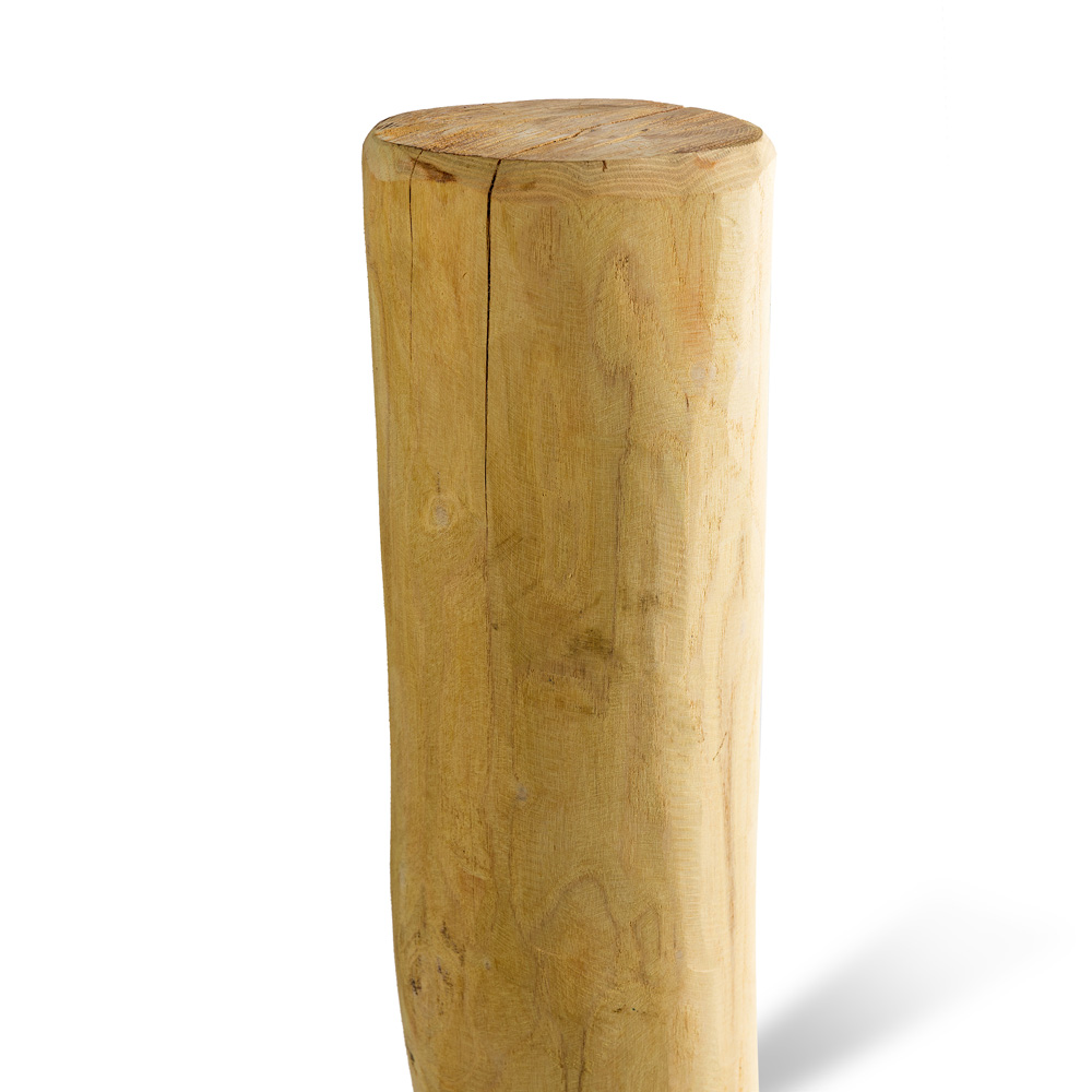 Robiniastolpar längd 130 cm  Ø 18/20 Utan spets, slipade/splintfria (FSC 100%)