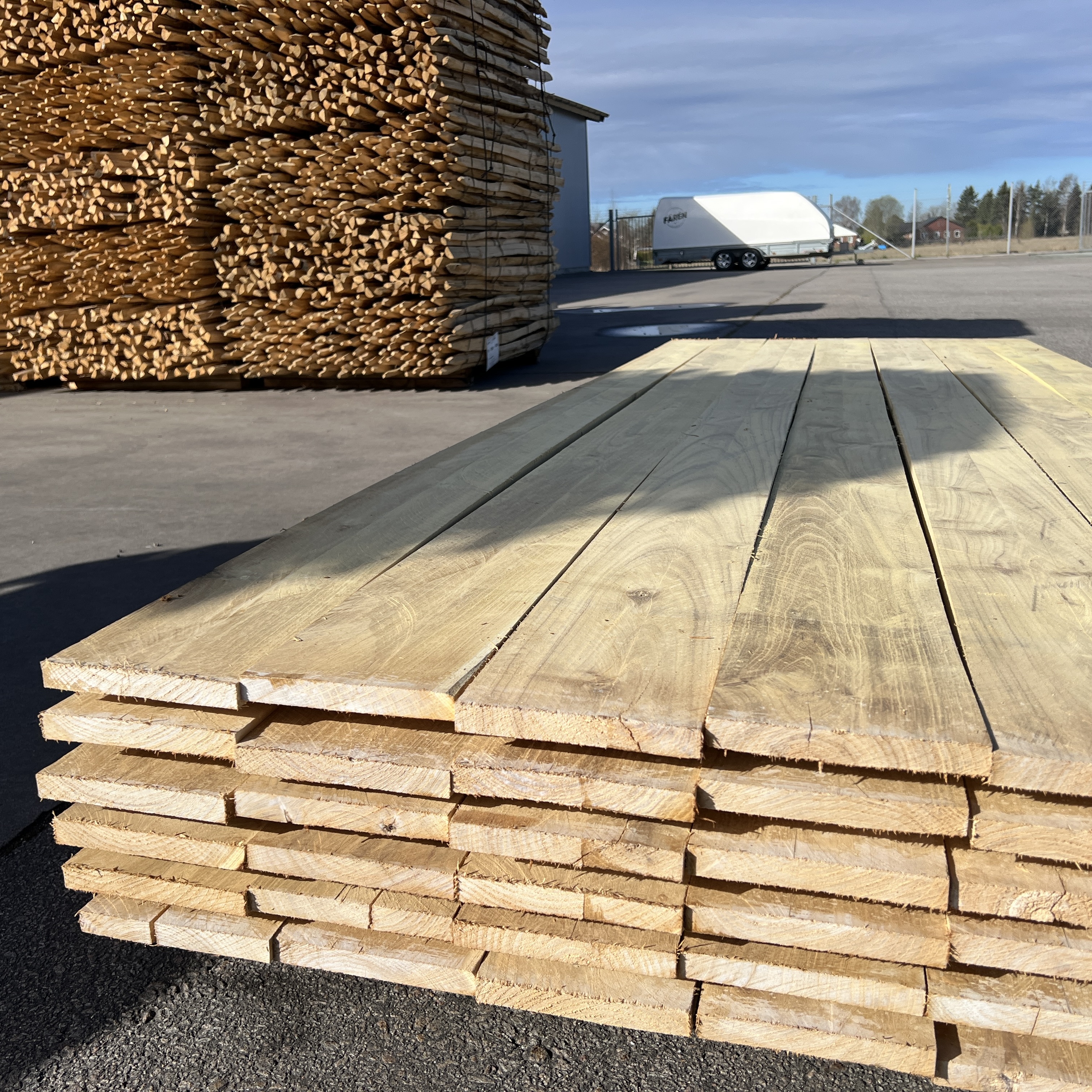 Robiniaplanka finsågad 2,0 x 15 x 300 cm
