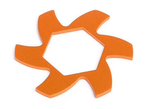 HPI 87486 Brake Disk Fin Plate (Orange)