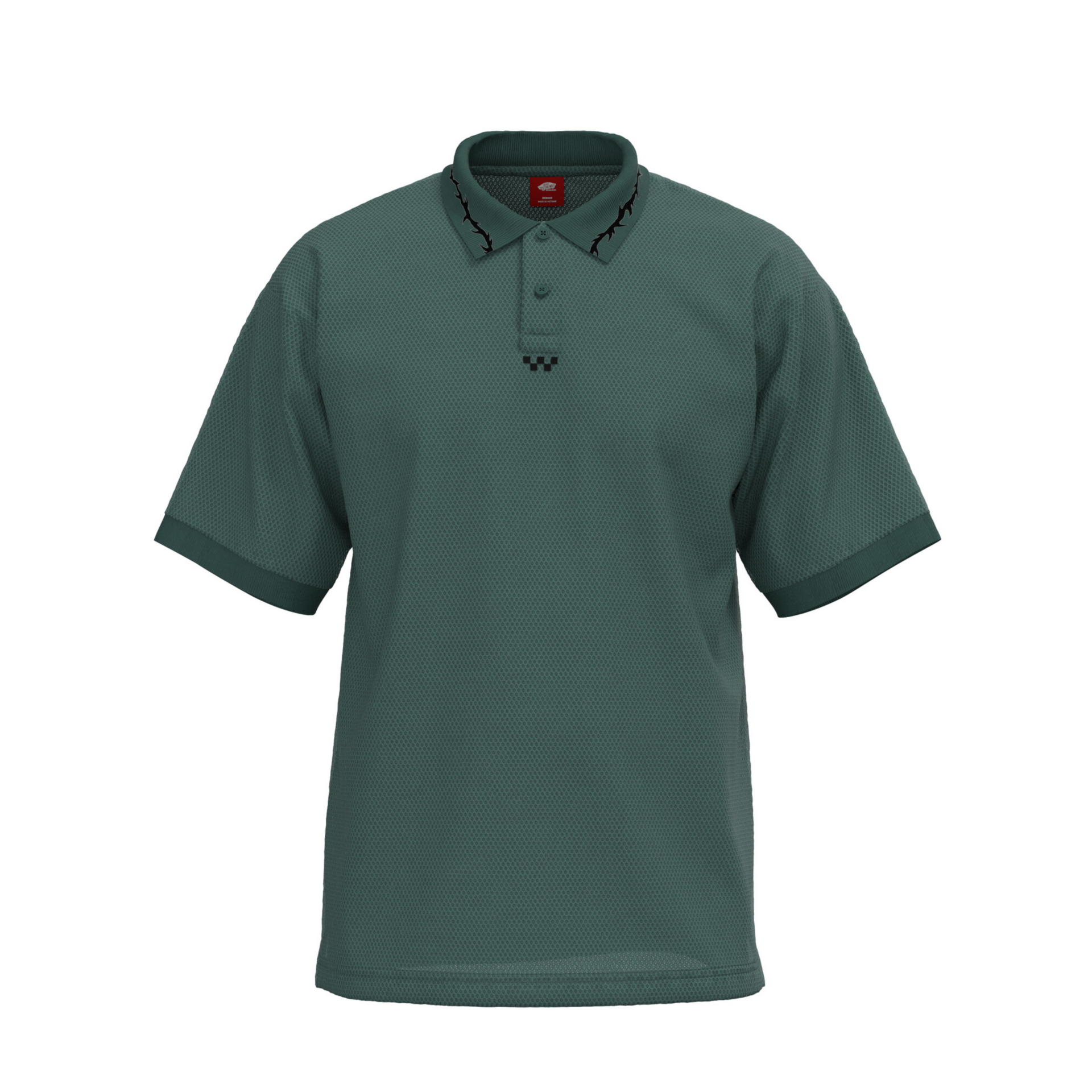 Vans t-shirt skate mesh polo forest