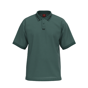 Vans t-shirt skate mesh polo forest
