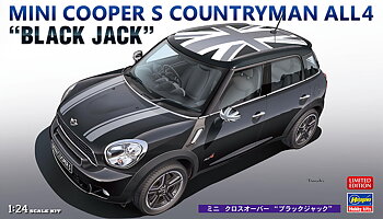 Mini Cooper S, Countryman ALL4, Black Jack 1/24