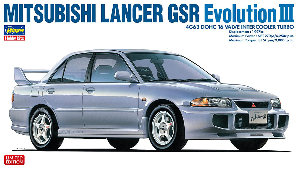 Mitsubishi Launcher GSR Evo III 1/24