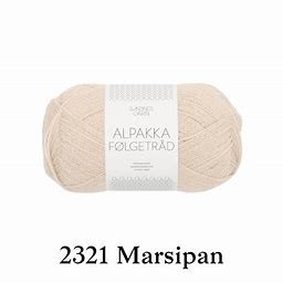 Sandnes Alpakka Följetråd 2321 Marsipan