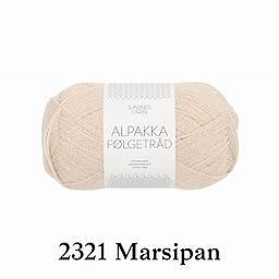 Sandnes Alpakka Följetråd 2321 Marsipan