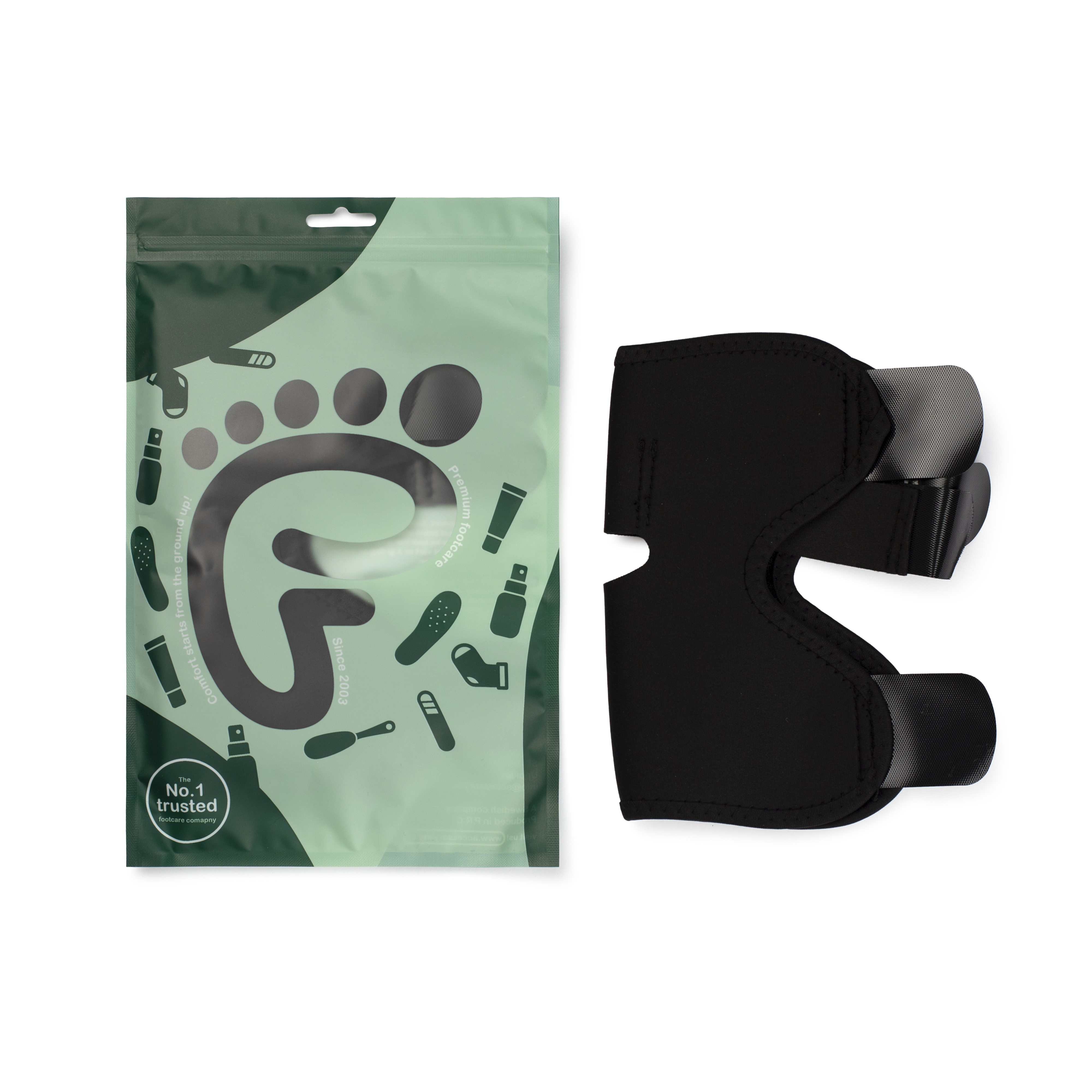 Fotledsstöd - 1 st - Vristskydd som ger kompression och stöd