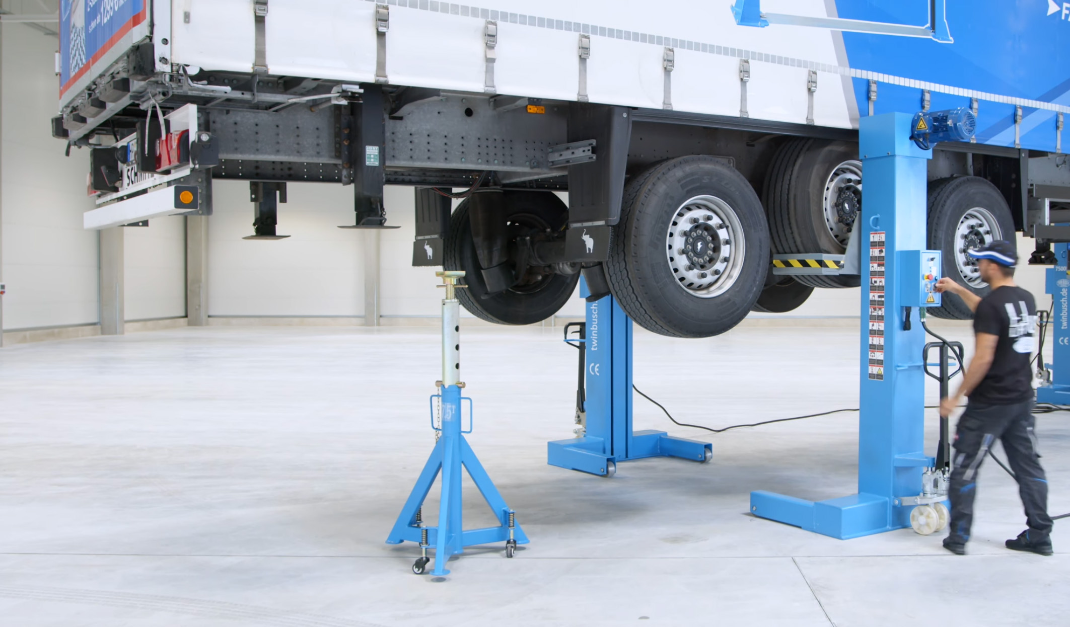 Pallbock axelstativ 7500 kg Grey Line - 4
