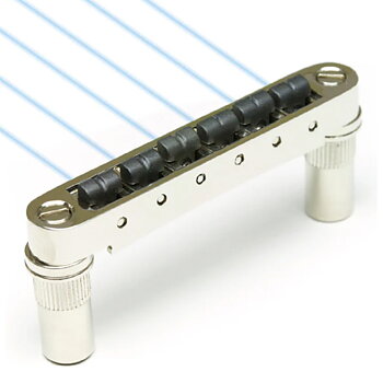 PN-8863-N0 GHOST 6mm ResoMax Tune-O-Matic Bridge (Nickel)