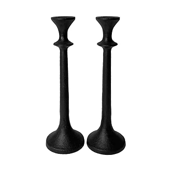 Ljusstakar gjutjärn 29,6 cm 2-pack