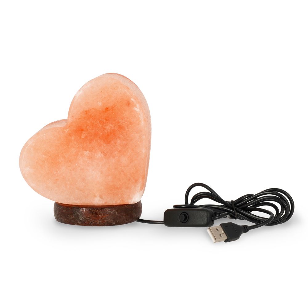 Himalayan salt lamp, Heart - 5