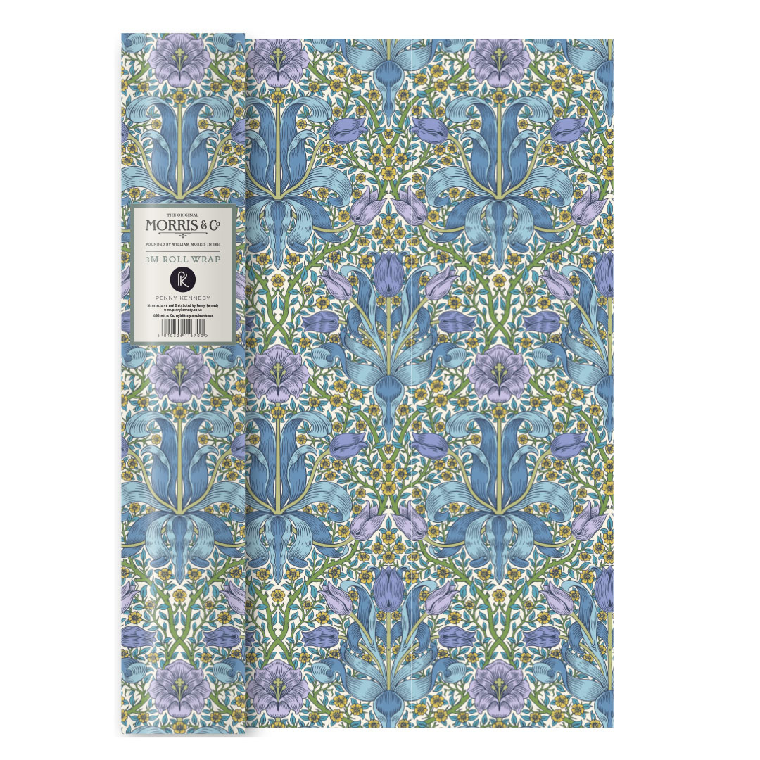 Spring Thicket Cobalt, Roll Wrap