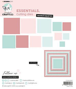 Studio Light  CRAFTLAB-Nested Squares Essentials Cutting Dies 