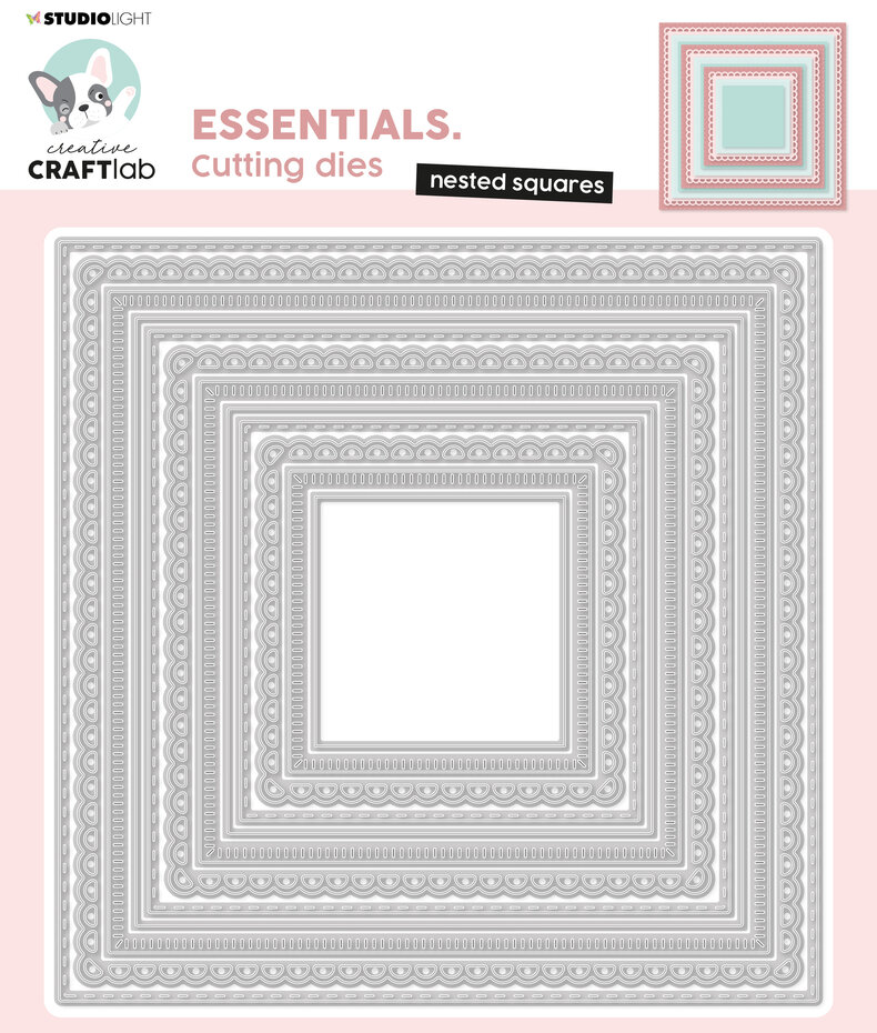 Studio Light  CRAFTLAB-Nested Squares Essentials Cutting Dies 