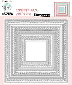 Studio Light  CRAFTLAB-Nested Squares Essentials Cutting Dies 