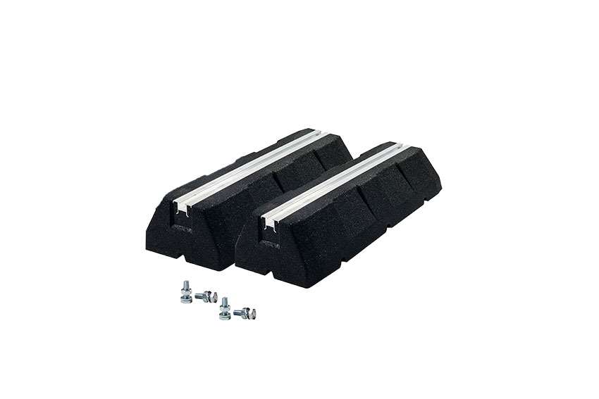 LuftX® Montageblock i gummi  400mm (1 par)