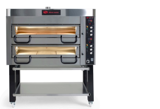 Pizzaugn B 1480 mm P30 Elektronisk i rostfritt med stativ Mora ovens - 7