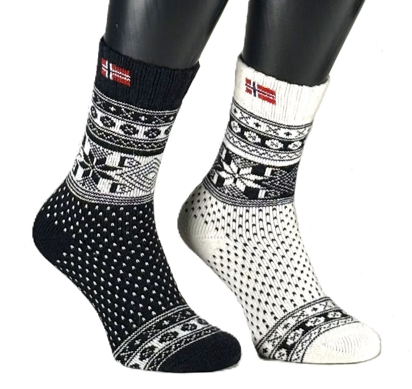 2-Pack Zokks Norway Ullstrumpor