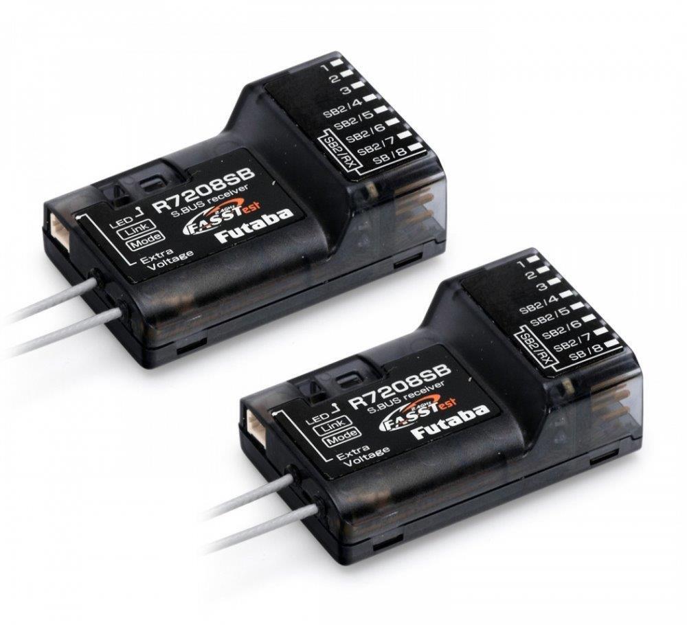 Futaba T16IZ-SUPER Radio Mode-2, 2st R7208SB - FASSTest, T-FHSS, S-FHSS - 3