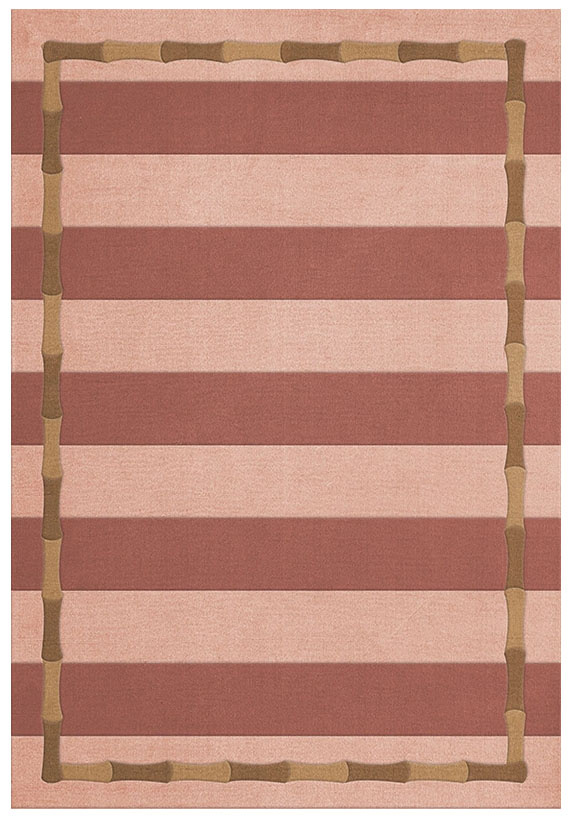 Bamboo Stripe Terracotta - Alice Crawley