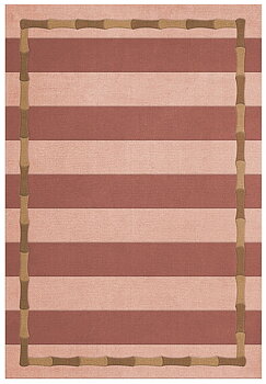 Bamboo Stripe Terracotta - Alice Crawley