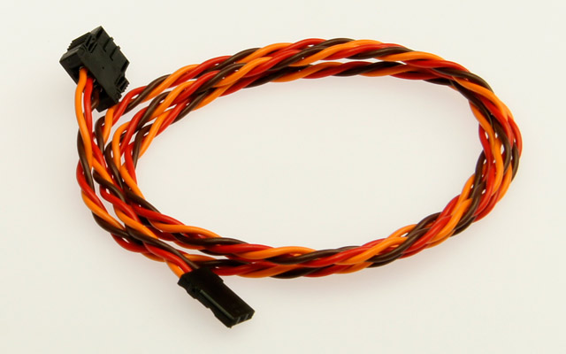 Emcotec A85092 EWC3 fuselage cable with JR socket, 40cm (15.75in) 1st