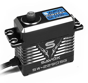 SAVÖX SW-2290SG Servo 70Kg 0,11s HV Alu Brushless Ståldrev WP