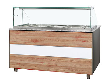 Buffébord / -bänk 5 GN 1/1 Bain Marie 2000