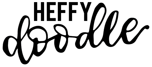 HEFFY DOODLE-White Letter Size Cardstock (20pcs) - 2