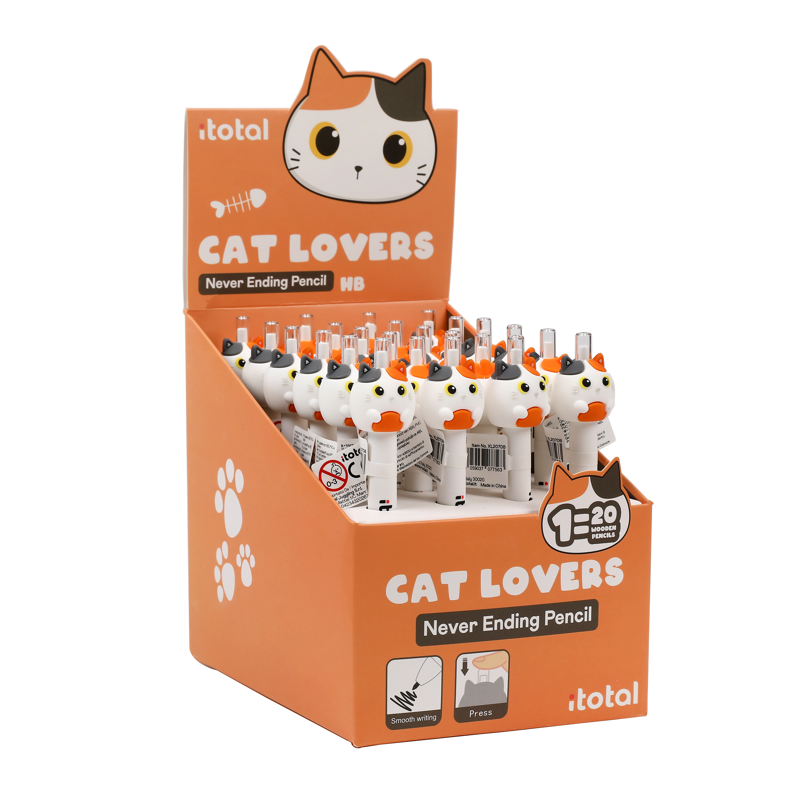 Penna never ending Katt orange