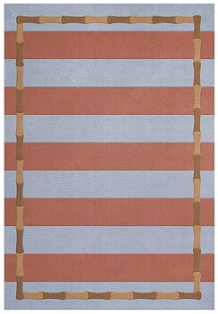 Bamboo Stripe Blue - Alice Crawley