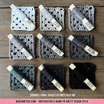 Coral Shades of Grey 9-pack