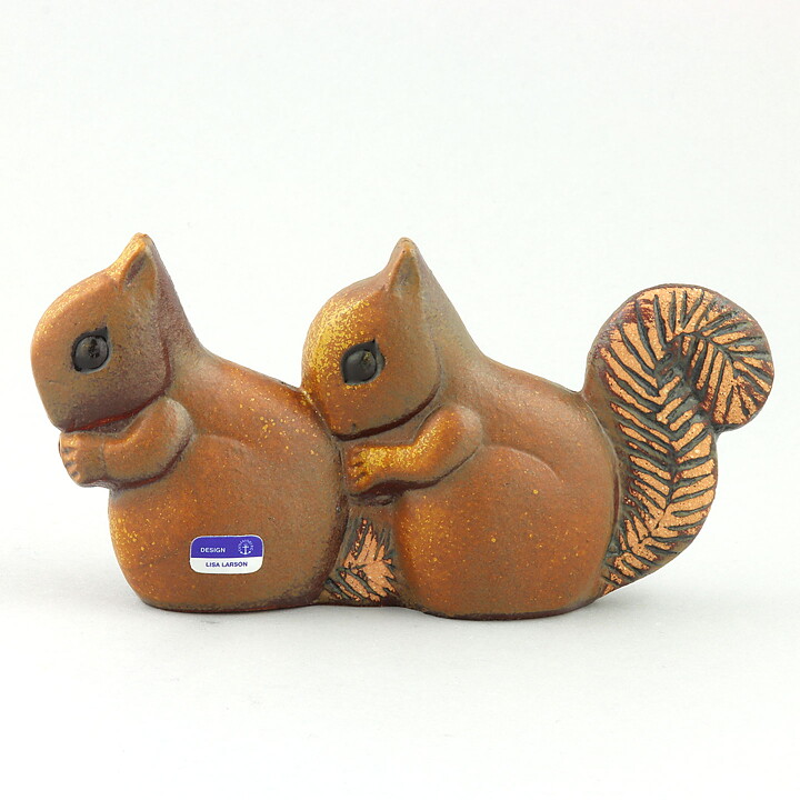 Lisa Larson (Noaks Ark 1978) Snazzy Squirrel Couple (2)