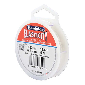 Beadalon Elasticisty tråd 0.8mm/5 m