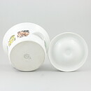 Pot with Animals and Fruits Decor from Karlskrona 20 cm (Dukat 1960s)