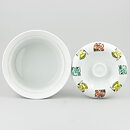 Pot with Animals and Fruits Decor from Karlskrona 20 cm (Dukat 1960s)