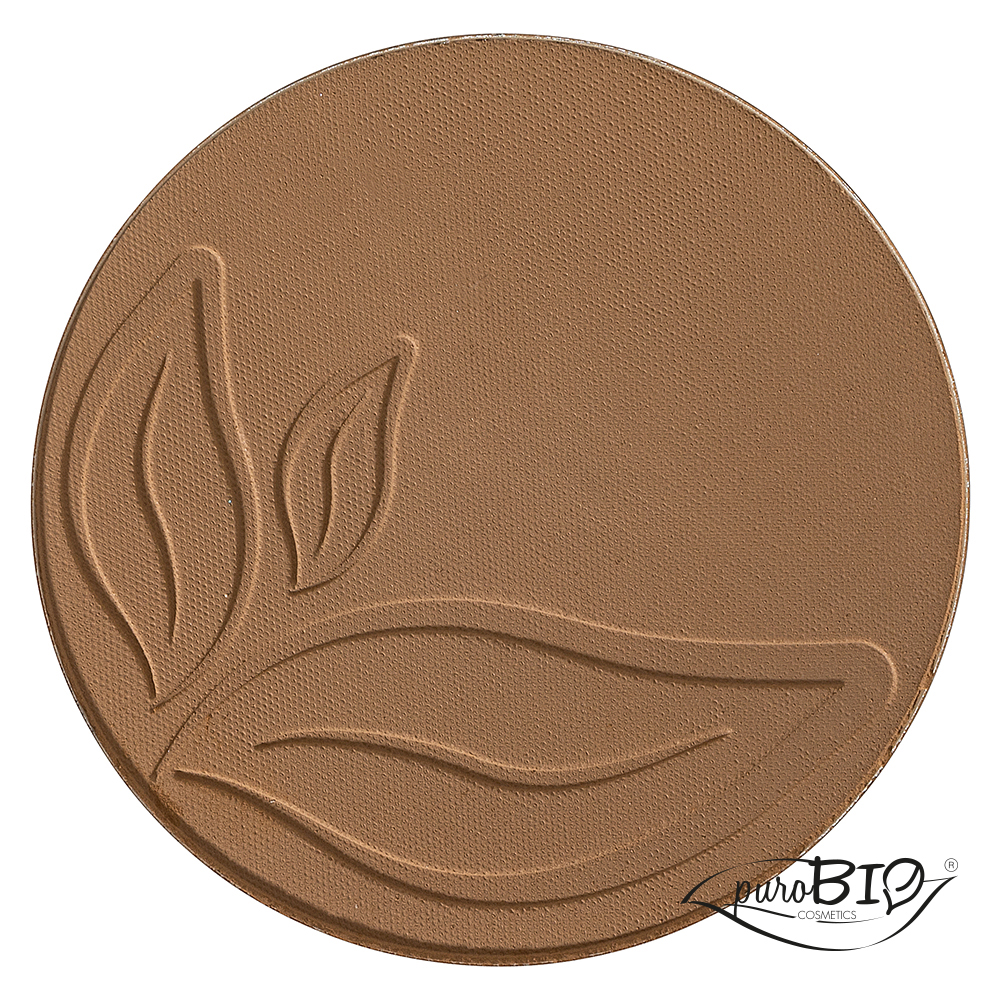 PuroBio Resplendent Bronzer Powder 01 Pale Brown REFILL - 2