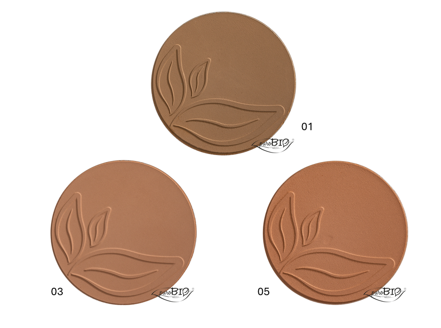 PuroBio Resplendent Bronzer Powder 05 Maroon Warm REFILL - 3