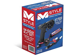 Mstyle M-002 RadioSet Sändare, mottagare, servo, batteri och laddare