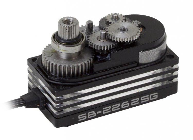 SAVÖX SB-2262SG Servo 23Kg 0,08s HV Alu Brushless Ståldrev Lågt - 3
