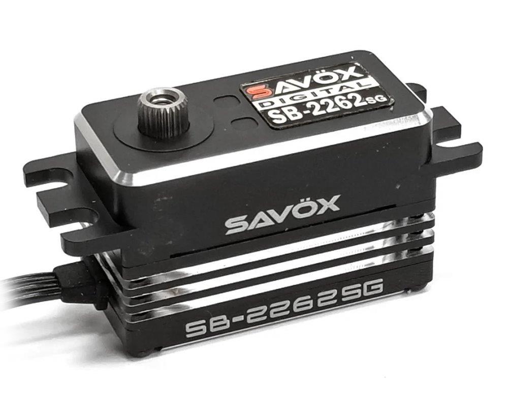 SAVÖX SB-2262SG Servo 23Kg 0,08s HV Alu Brushless Ståldrev Lågt