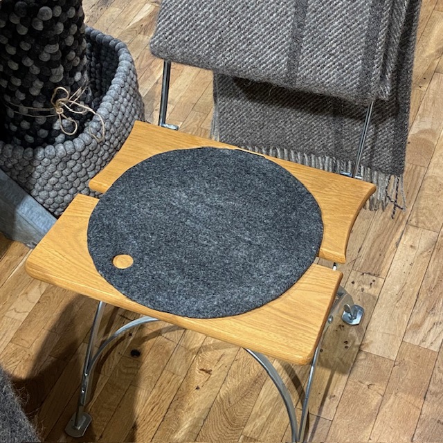 WOOLround™ 33 - Sittunderlägg / Underlägg  / Coaster i alla nyanser i 4-pack - 3