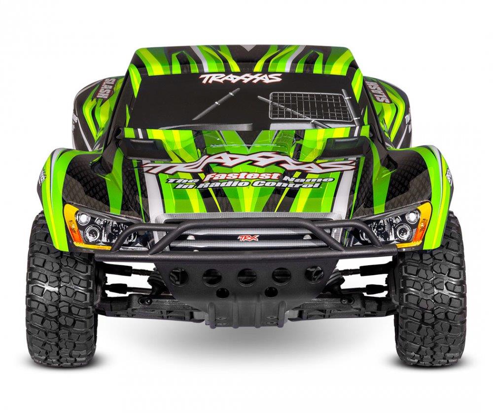 Traxxas Slash 2WD 1/10 RTR TQ Grön EHD Clipless USB - Med Batteri/Laddare - 2