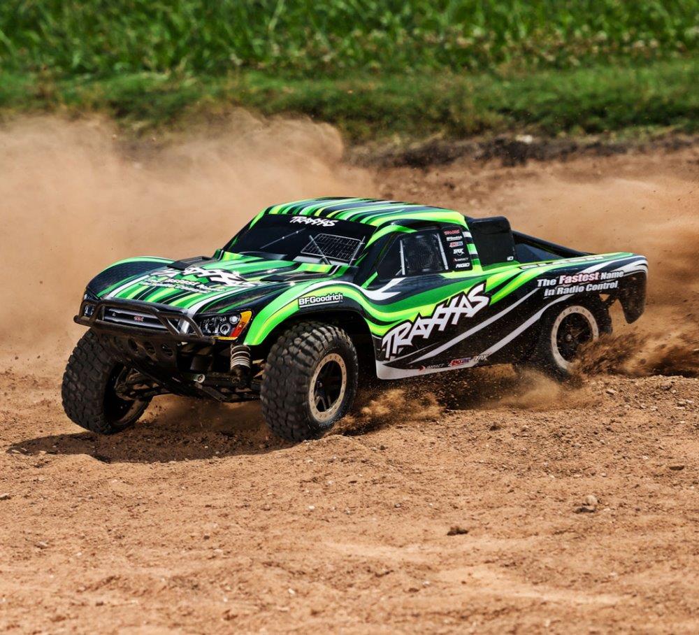 Traxxas Slash 2WD 1/10 RTR TQ Grön EHD Clipless USB - Med Batteri/Laddare - 6